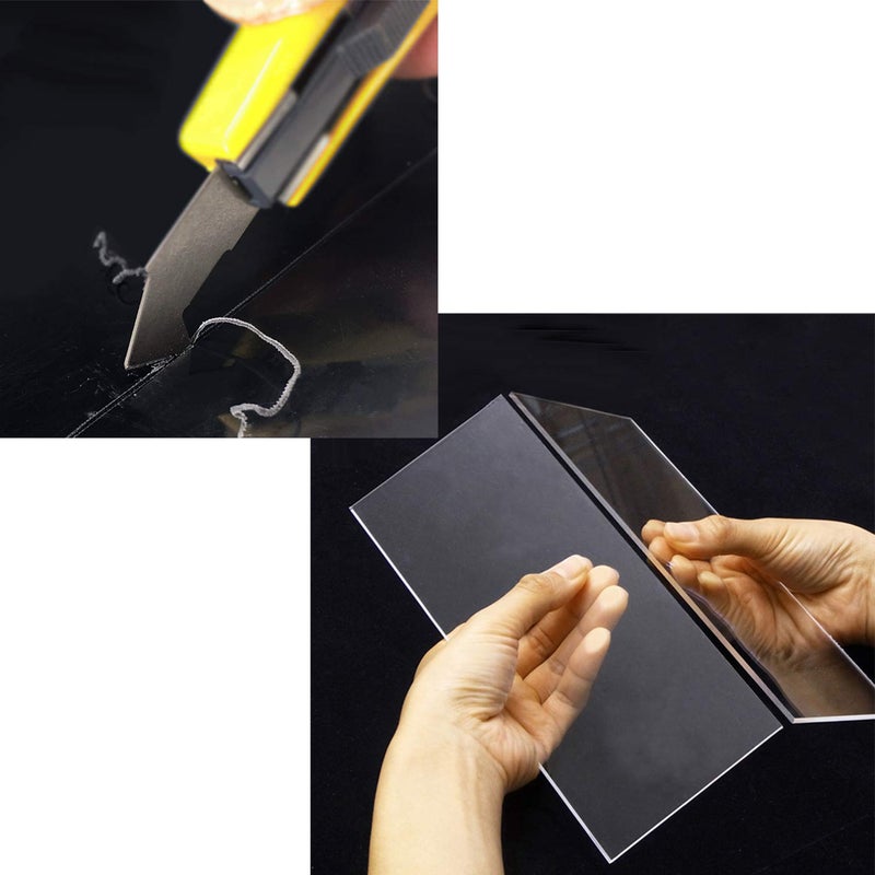YouU 1pcs Acrylic Cutter and 10 Pcs Blade Set with Mini Box,Multi-Use Cutter with Cutting Blade/1pcs Tungsten Carbide Scribe and Etching Penï¼ˆSilverï¼‰ - Image 5